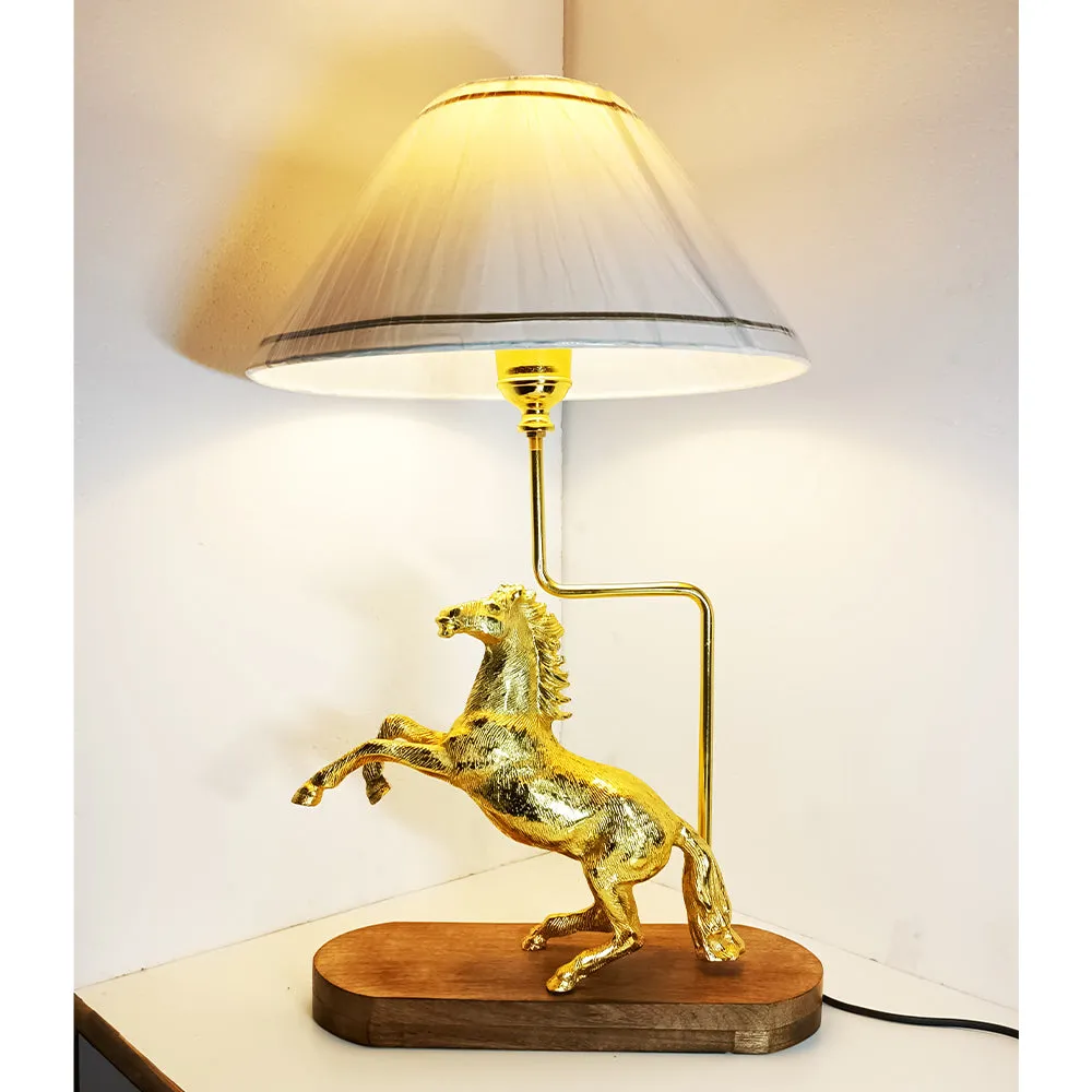 The Golden Stallion Designer Table Lamp