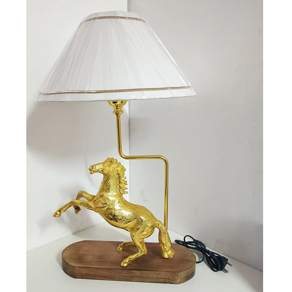 The Golden Stallion Designer Table Lamp