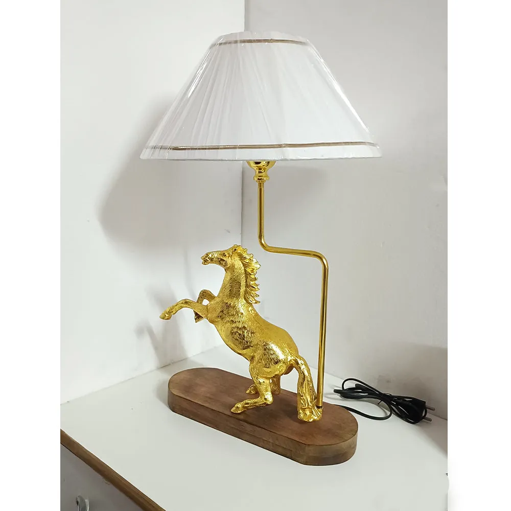 The Golden Stallion Designer Table Lamp