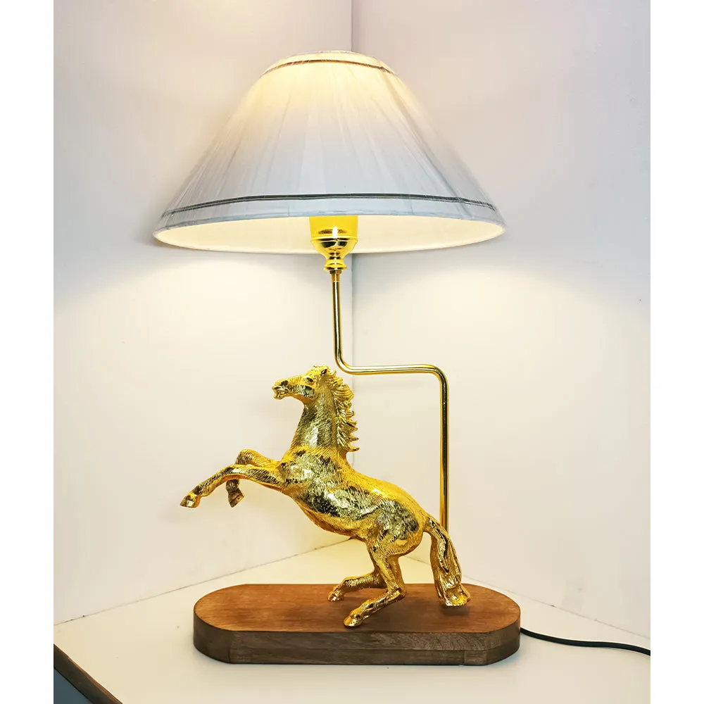 The Golden Stallion Designer Table Lamp