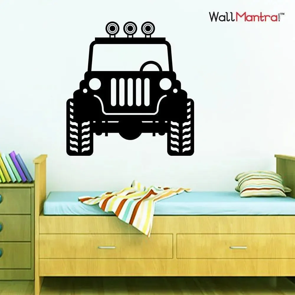 The Jeep Wall Sticker Large 61 x 61 cm