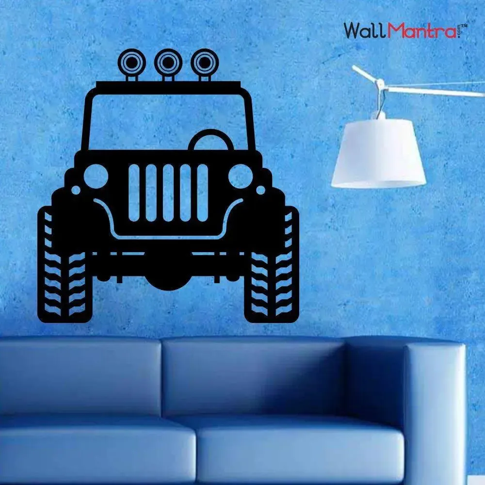 The Jeep Wall Sticker Large 61 x 61 cm