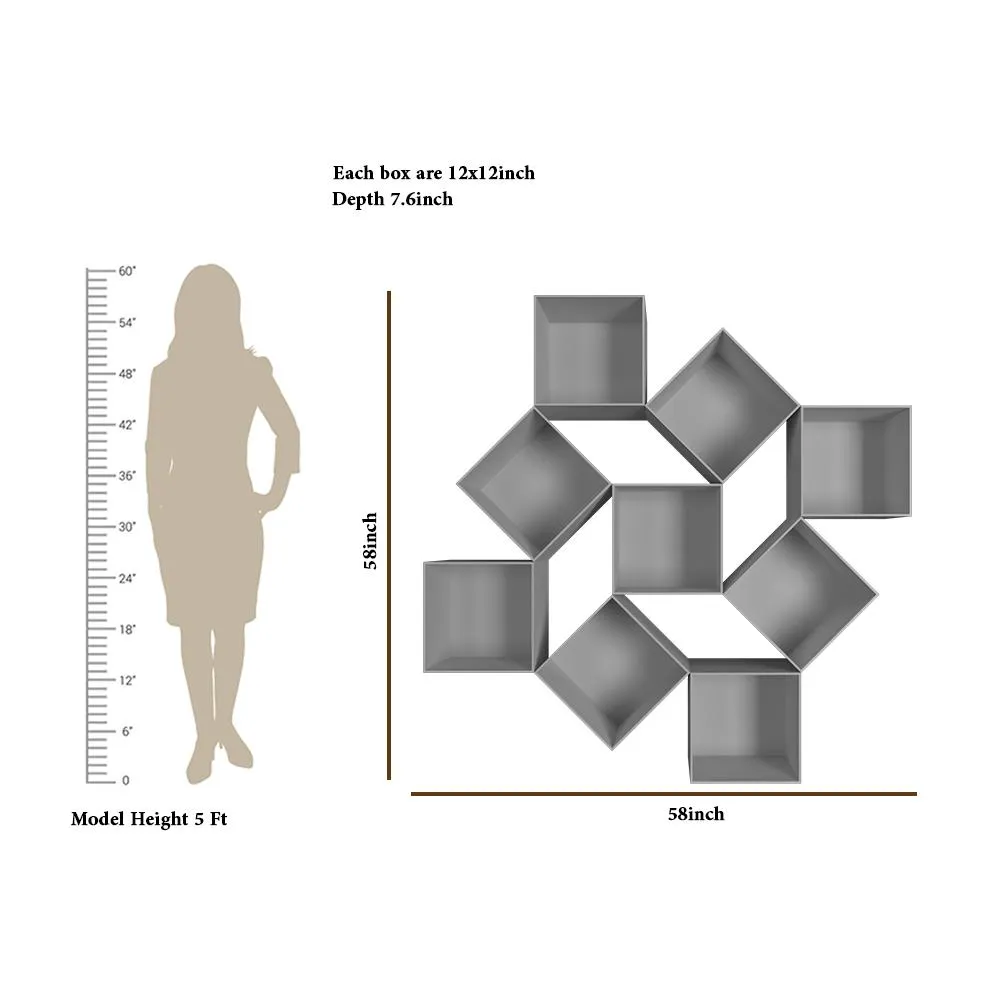 The Misfit Wood Wall Cabinet In Grey