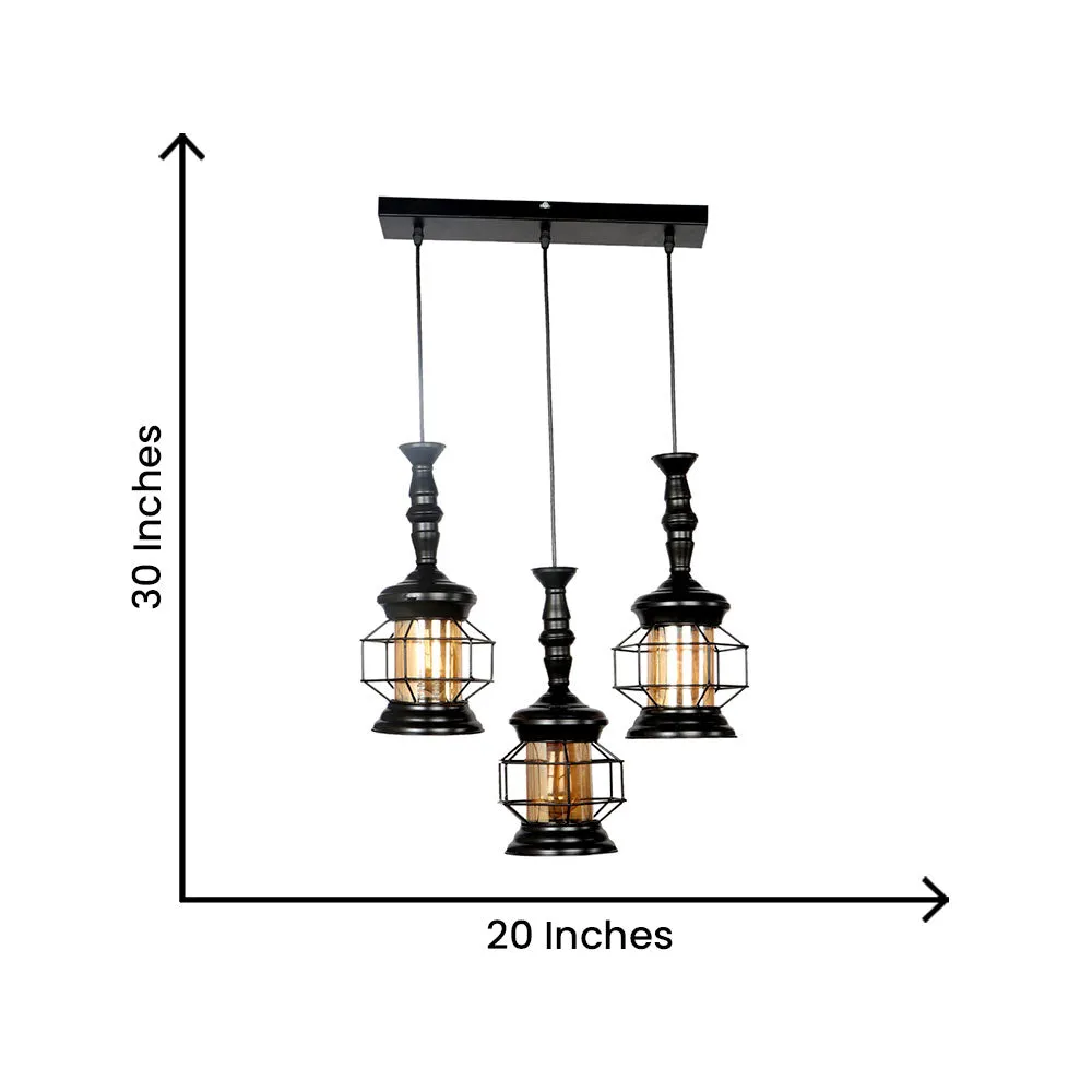 The Old Age Cagey Black Cluster Hanging Lights