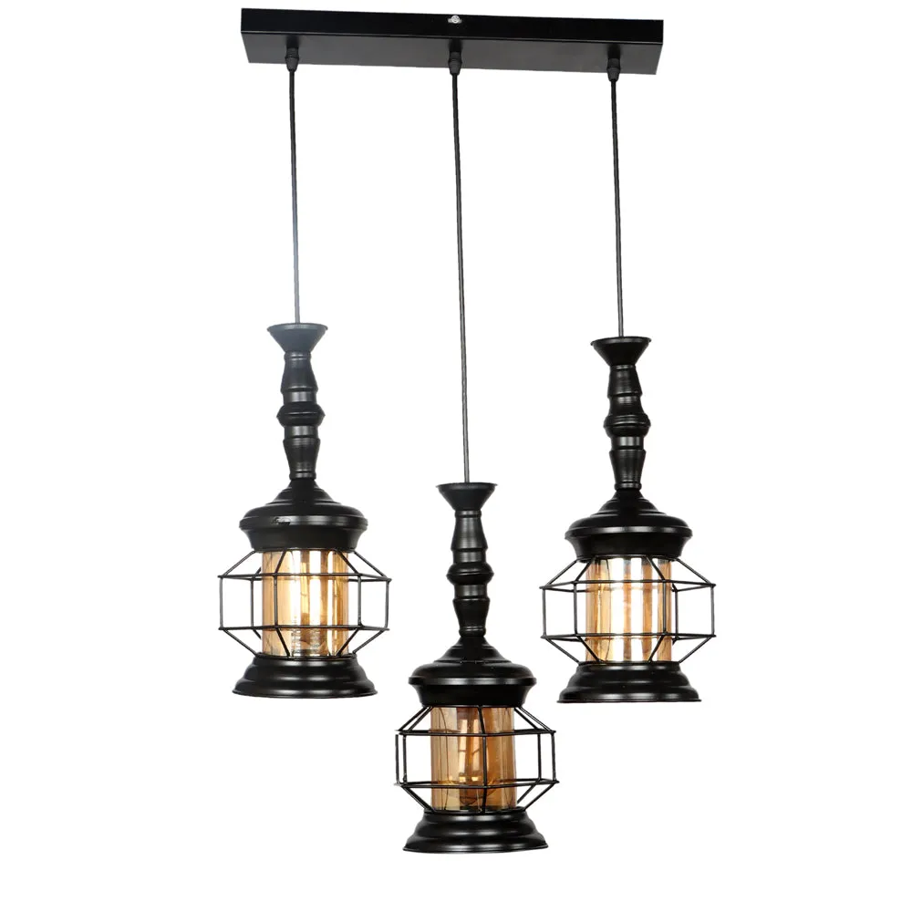 The Old Age Cagey Black Cluster Hanging Lights