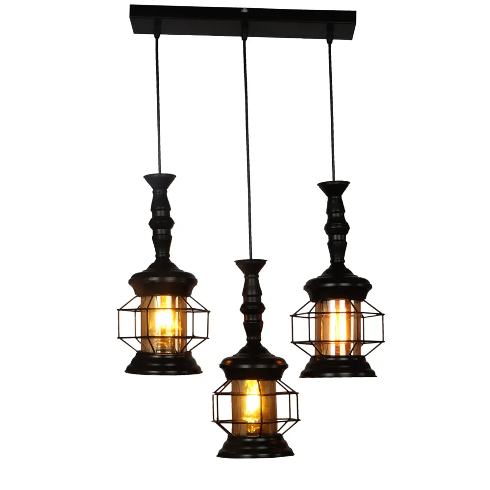 The Old Age Cagey Black Cluster Hanging Lights