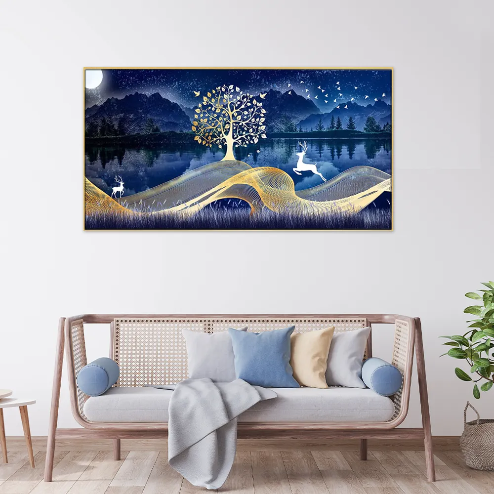 The Patronus Charm Framed Wall Art With Frame