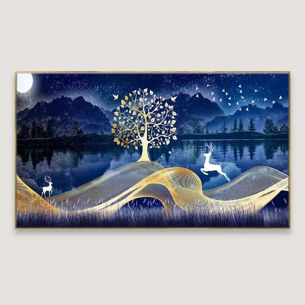 The Patronus Charm Framed Wall Art With Frame