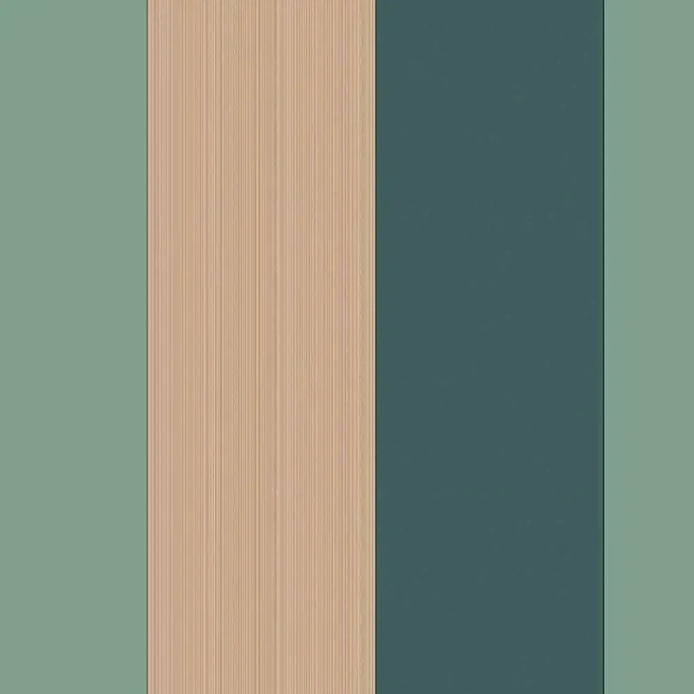 The Regimental Stripes Premium Wallpaper- The Art Of Gravure green & Blue