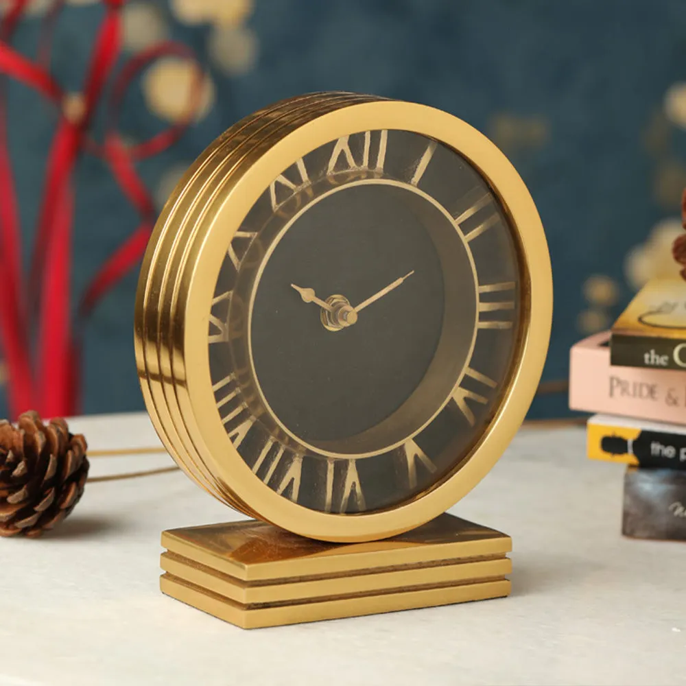 The Royal Gold Table Clock