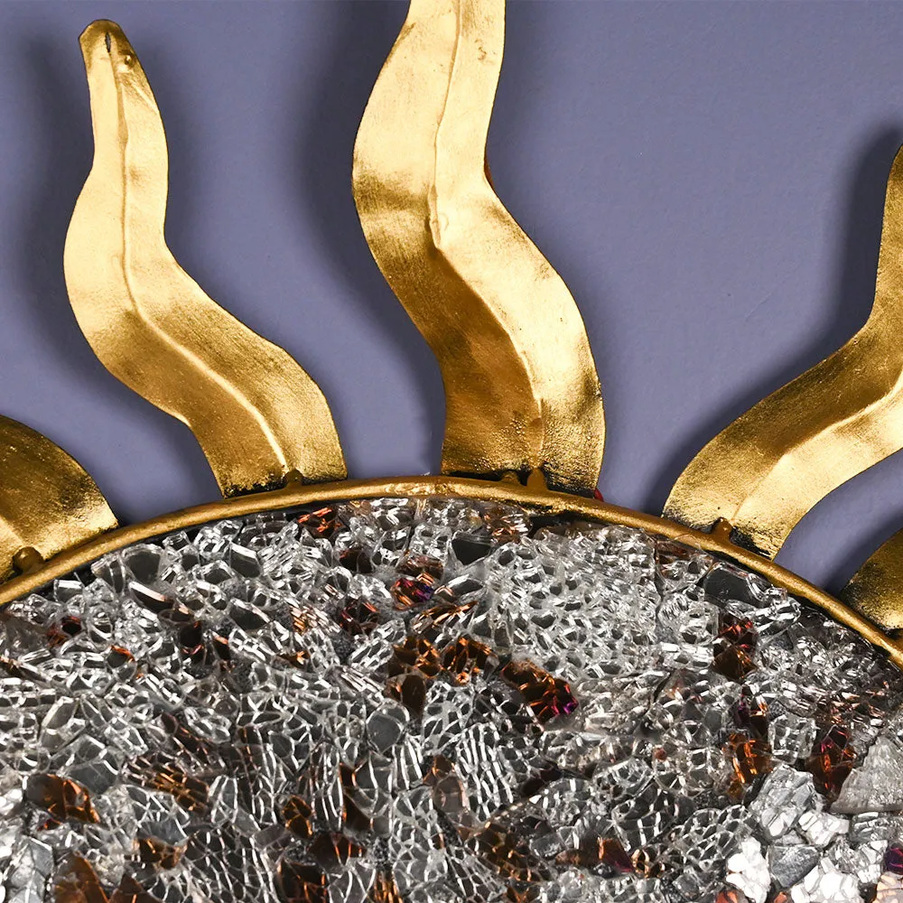 The Seven Horses Metal Wall Art With LED Lights