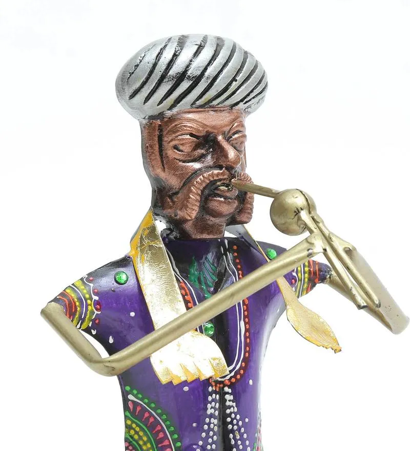 The Snake Charmer Rajasthani Art Human Figurine / Showpiece