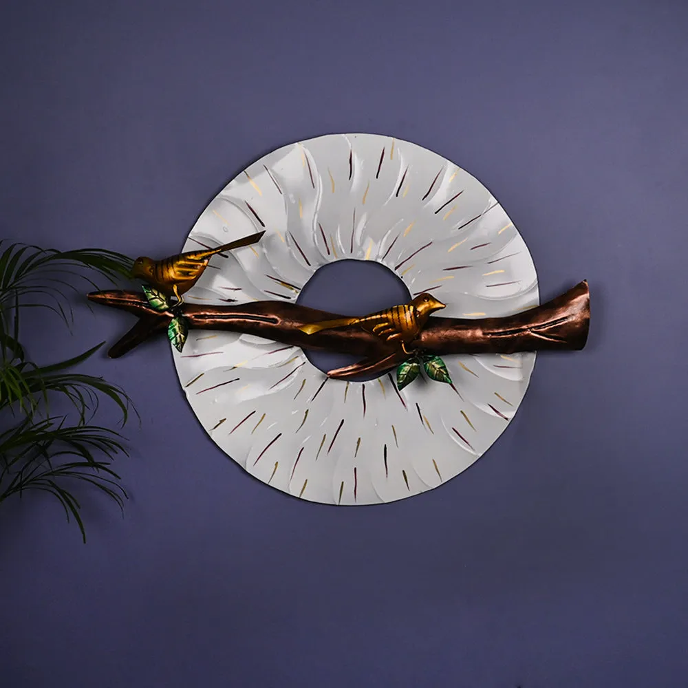 The Sole Branch & Birdies Metal Wall Art With Led Lights
