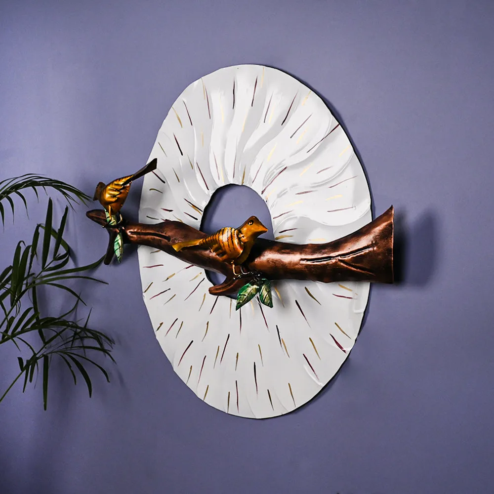 The Sole Branch & Birdies Metal Wall Art With Led Lights
