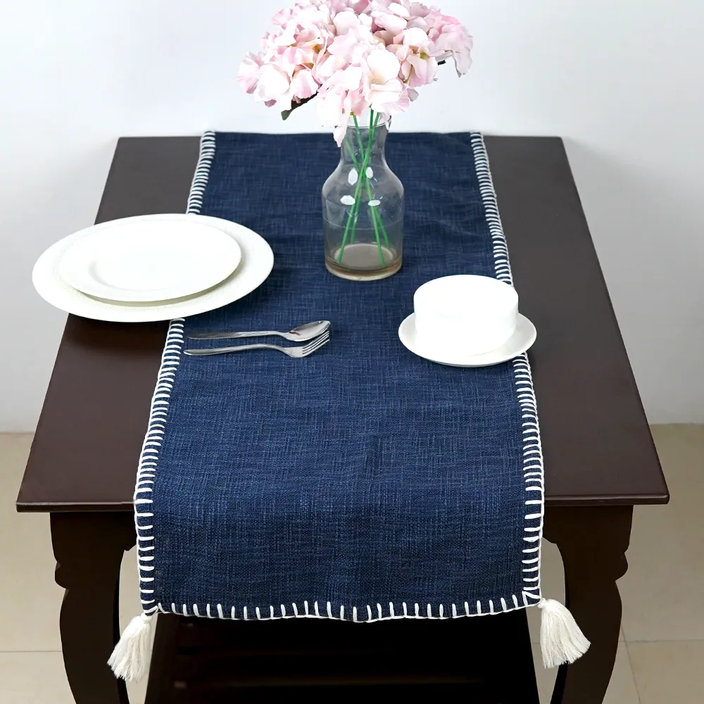 Thread Edge Jute Table Runner