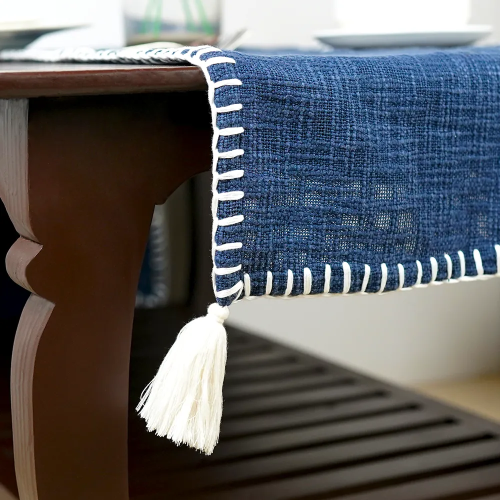 Thread Edge Jute Table Runner