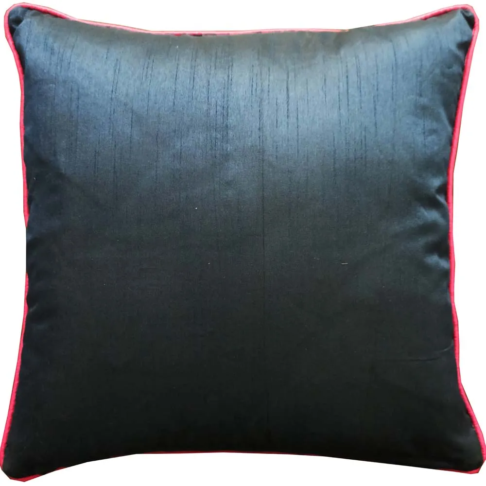 Tie &amp; Dye Rust Blue &amp; White Ekkat Print Cushion Cover Set Of 3