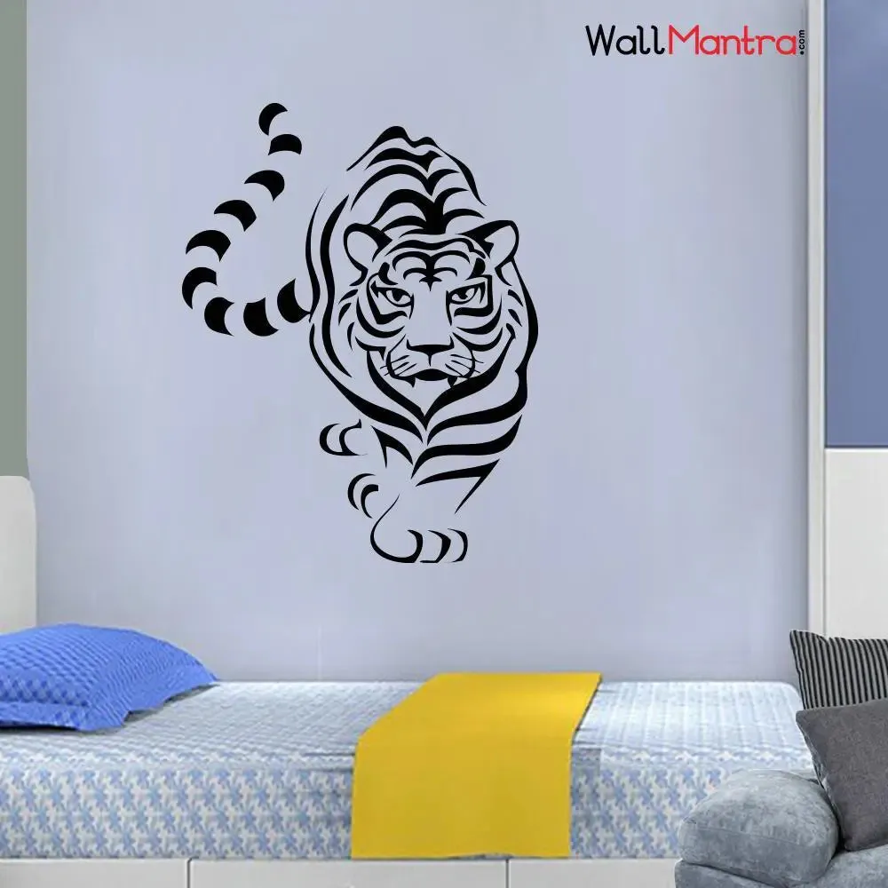 Tiger Wall Sticker High Quality Self Adhesive Vinyl