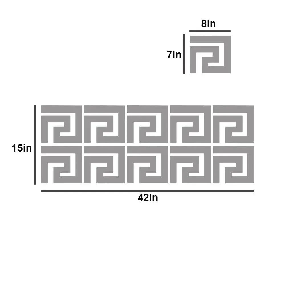 Tile-Shaped Strong Grip Mirror Wall Stickers