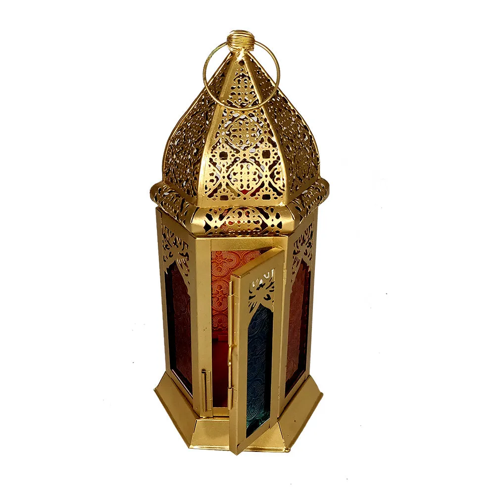 Timeless Intensely Crafted Moroccan Lantern Small- 6x5x12(inches)
