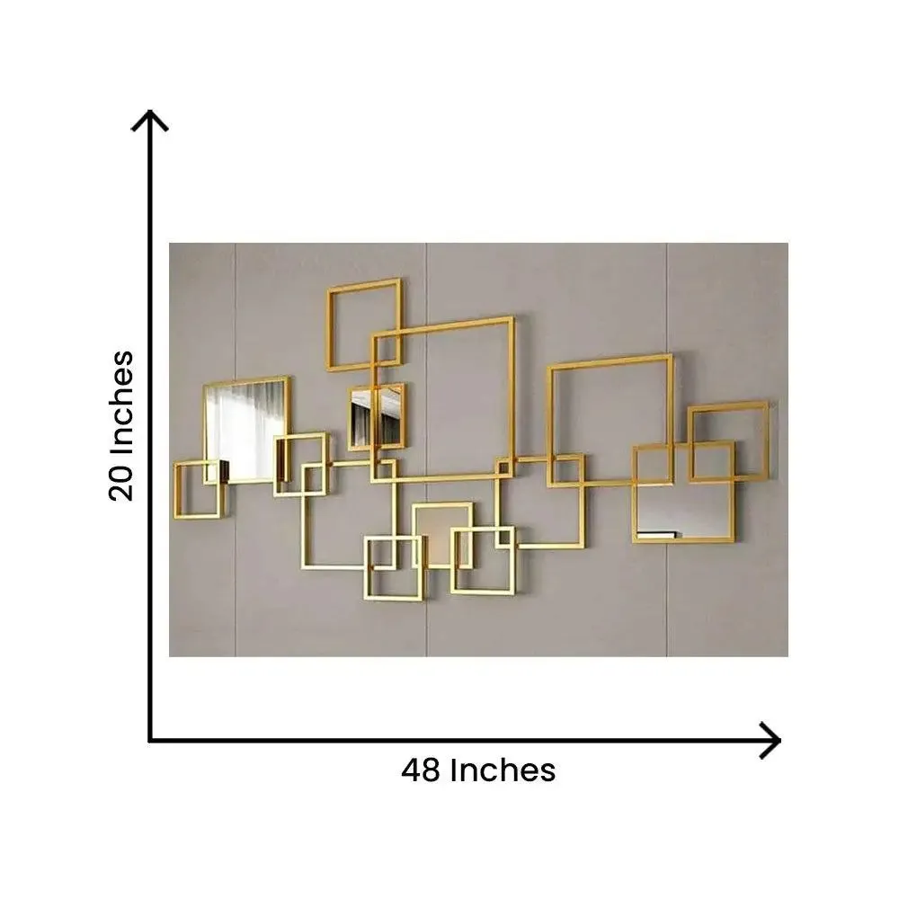 Timeless Urban Rectangular Abstract Metal Wall Art
