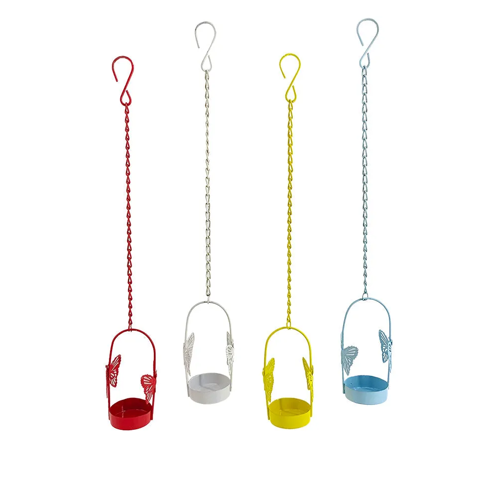 Tiny Little Butterfly Hanging Tea Light Holder Set Of 4