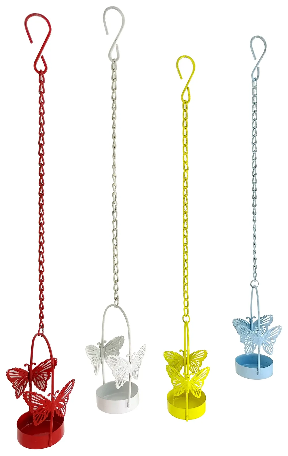 Tiny Little Butterfly Hanging Tea Light Holder Set Of 4