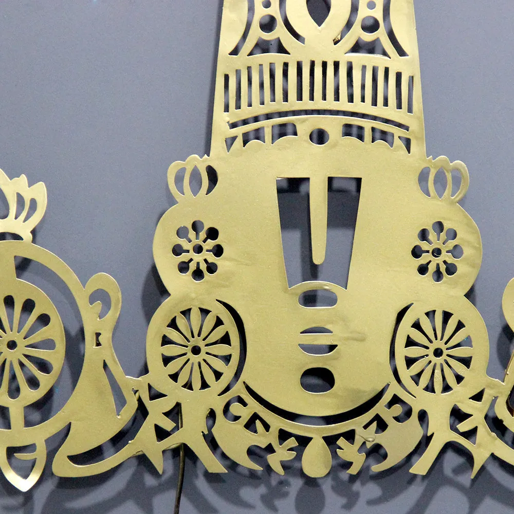 Tirupati Balaji Metal Wall Art With LED Lights