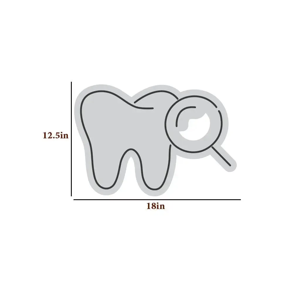 Tooth-Shaped LED Neon Light for Dentist Clinic