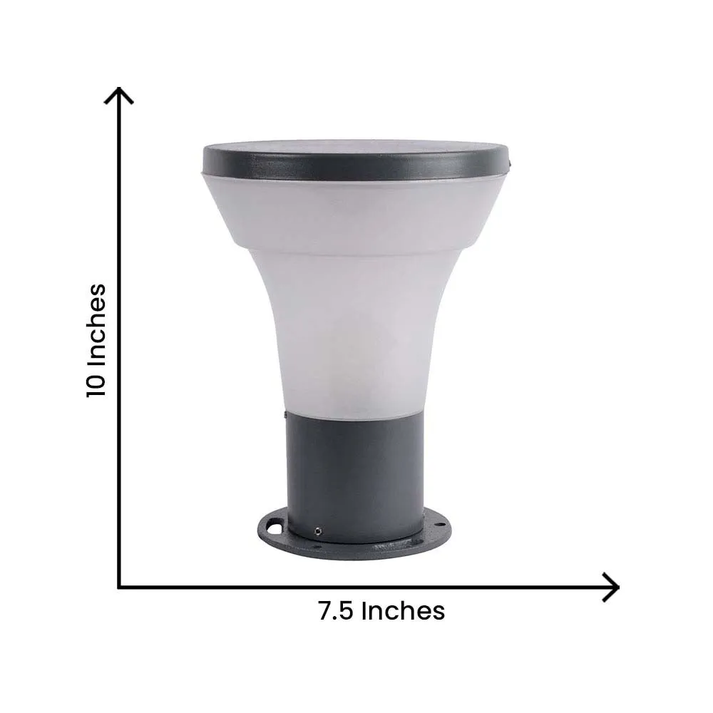 Torch Motif Warm Decorative Outdoor Gate Light