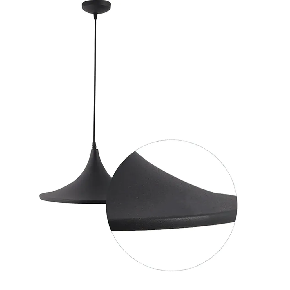 Traditional Black Focus Hanging Light
