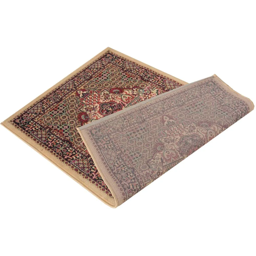 Traditional Craftsmanship Designer Beige Polyproplene Area Carpet 3X5ft