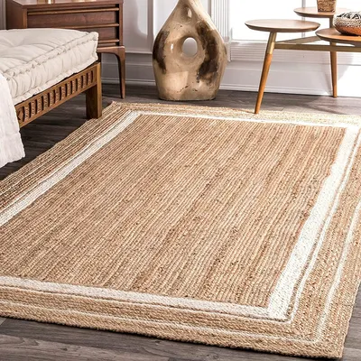 Traditional Designer Buoyant Jute Rug