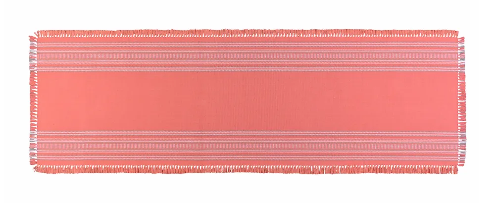 Traditional Designer Cotton Peach Table Runner