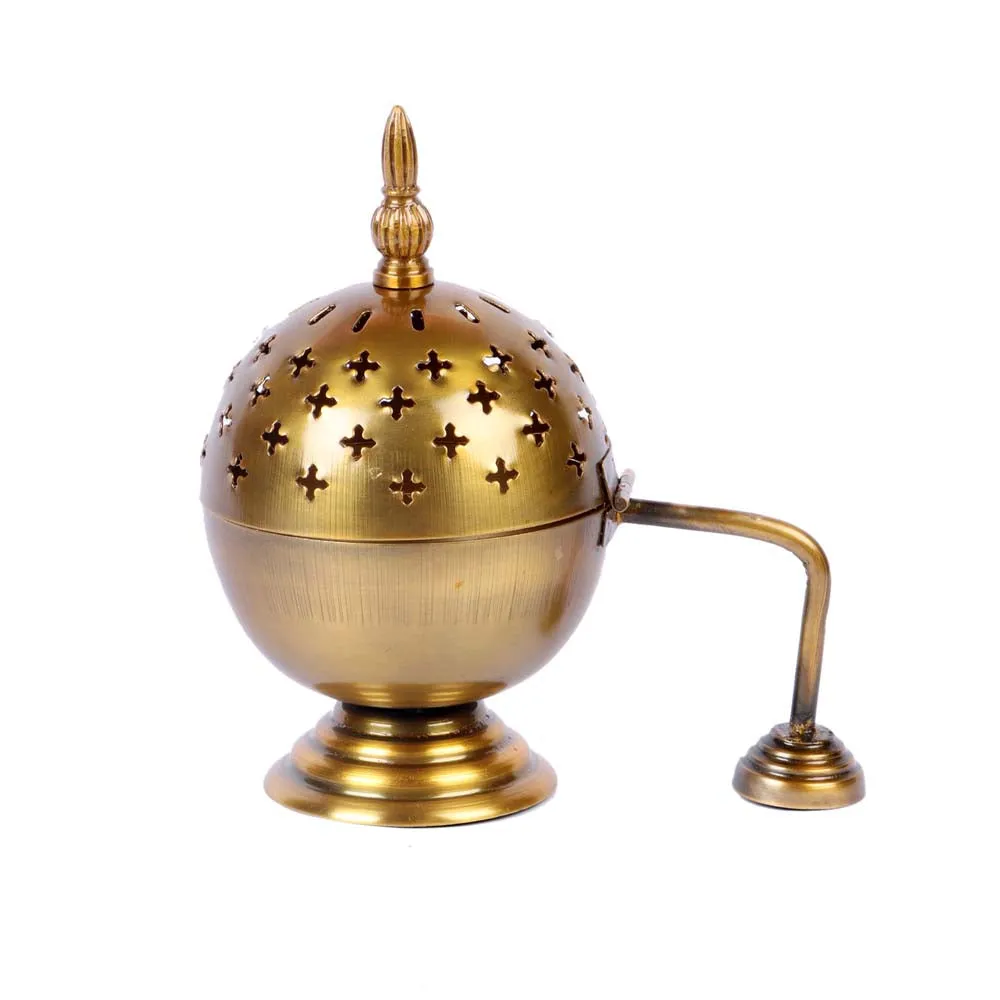 Traditional Designer Golden Lobaan Daan With Handle