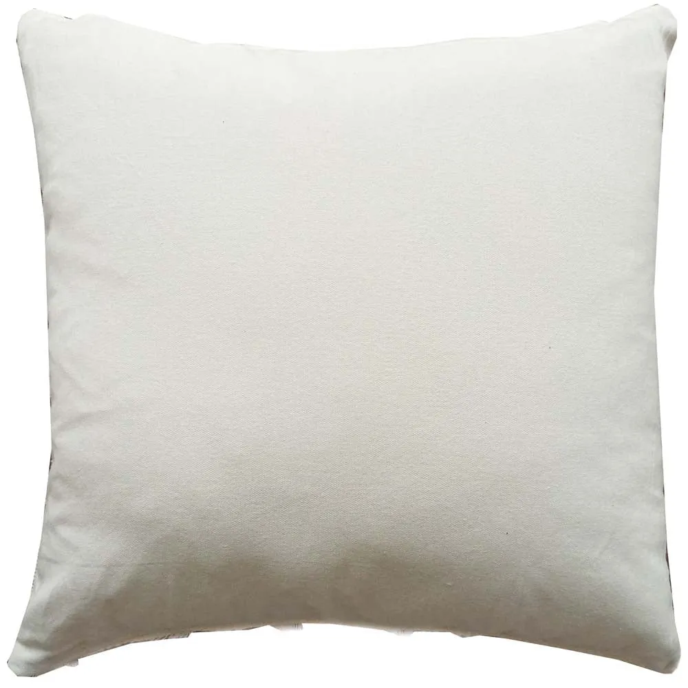 Traditional Designer Handwoven Beige Cushion Cover