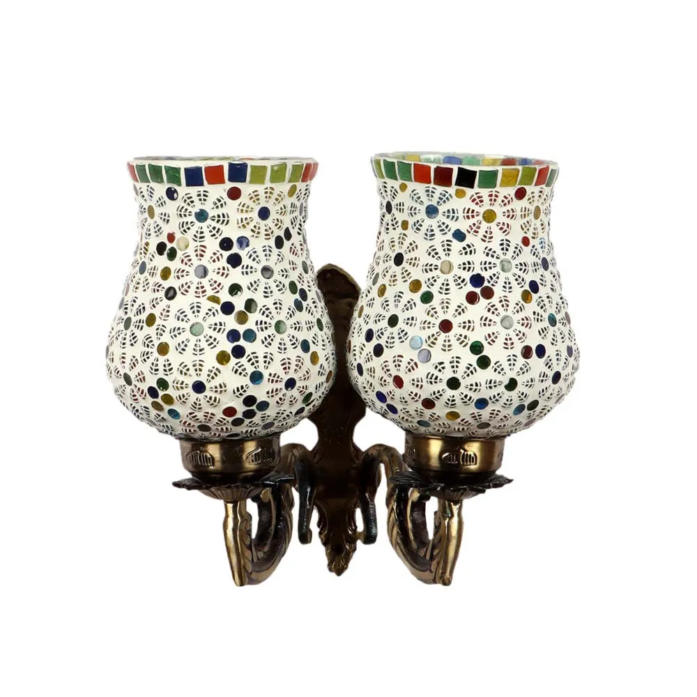 Traditional Designer Multi Color Dual Wall Light