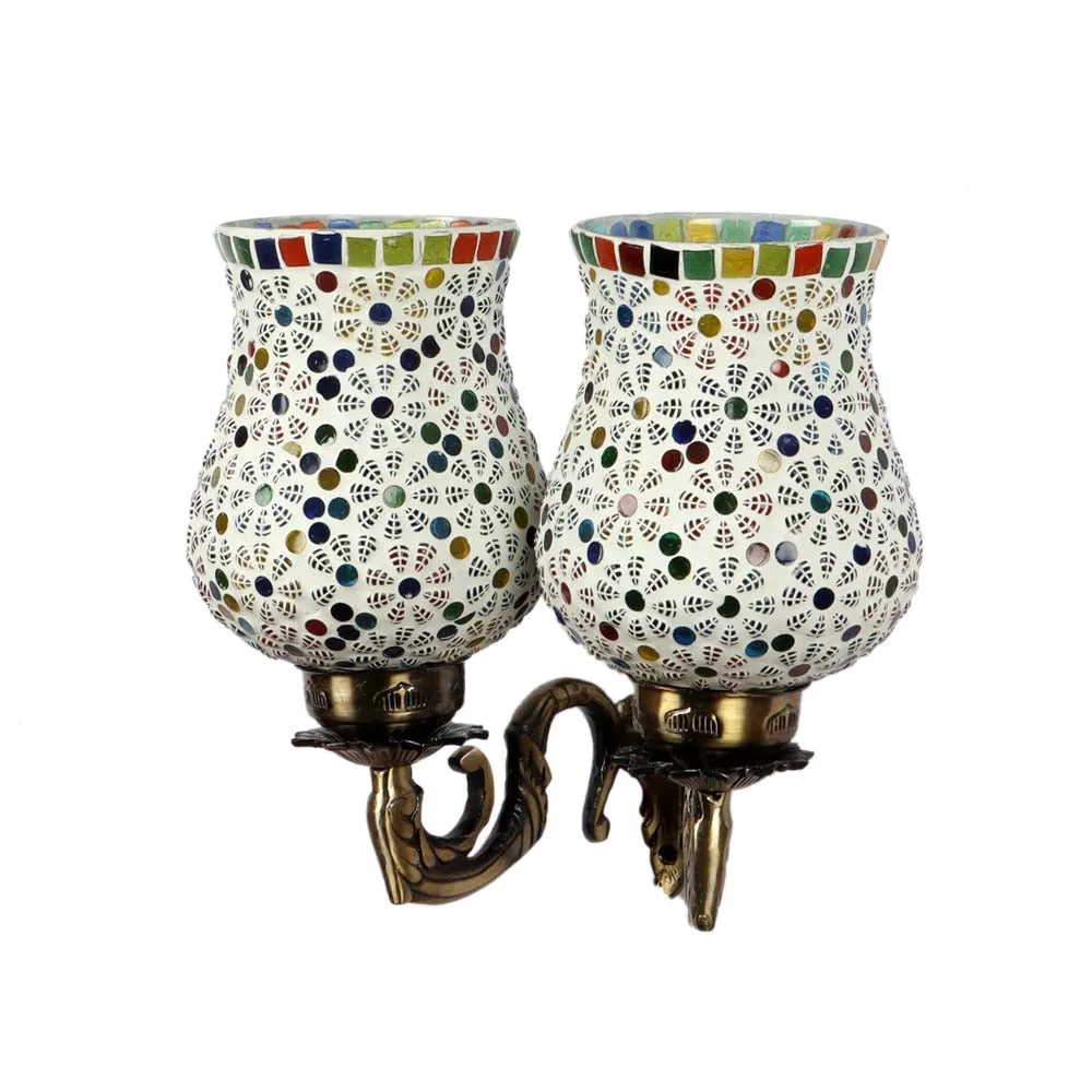 Traditional Designer Multi Color Dual Wall Light