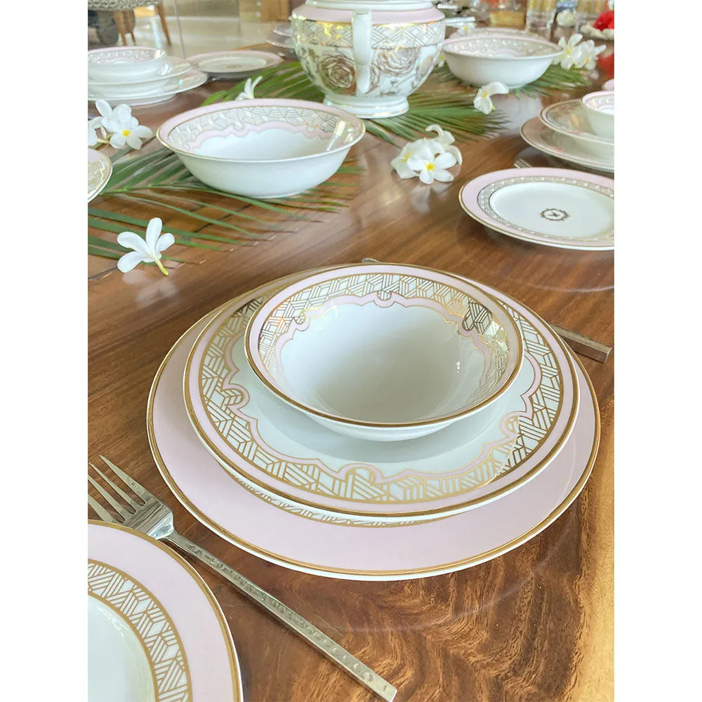 Traditional Indian Ethnic Patterned Elite Dinner Set Of 6