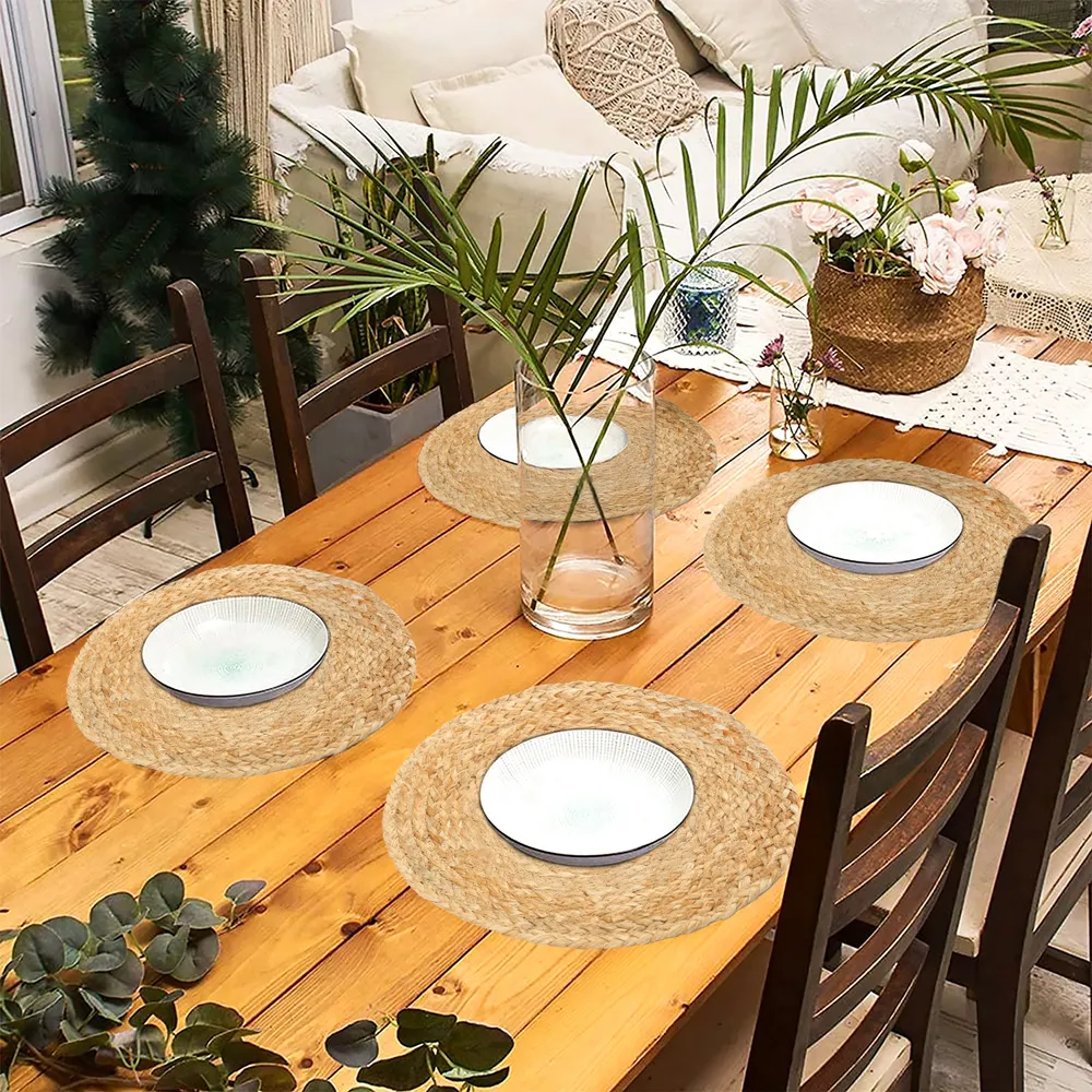 Traditional Jute Classic Placemat/ Table Mat (Set of 2)