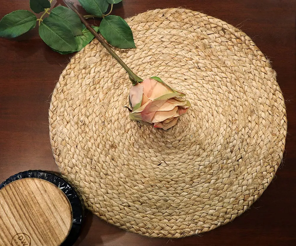 Traditional Jute Classic Placemat/ Table Mat (Set of 2)