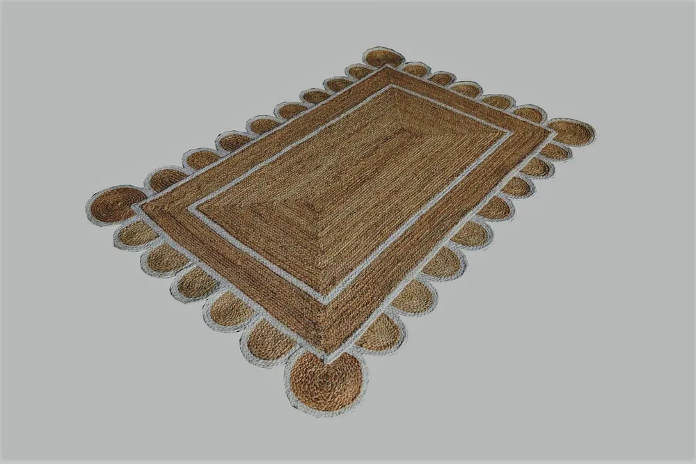 Traditional Jute Designer Handwoven Rug XS (2*3ft)