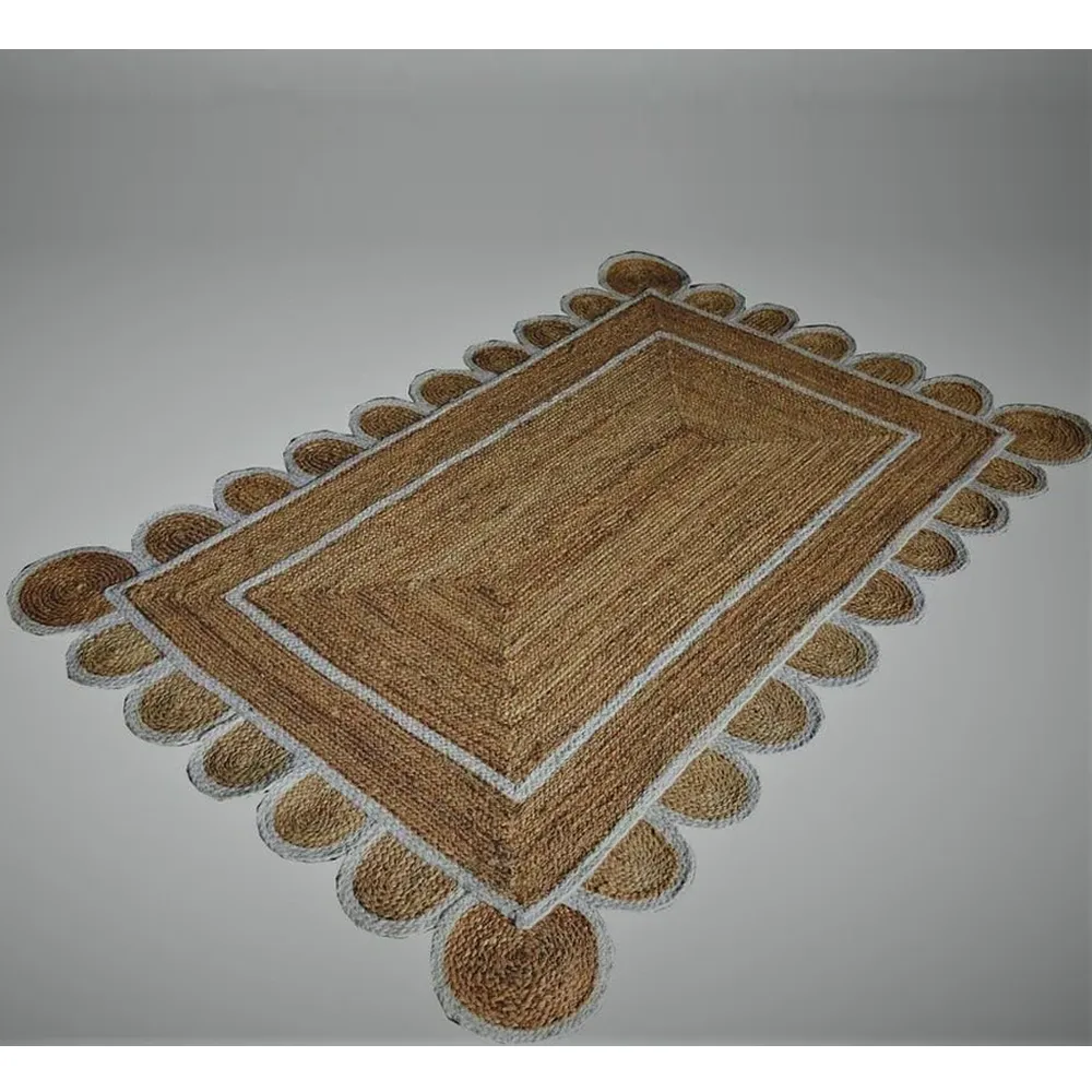 Traditional Jute Designer Handwoven Rug XS (2*3ft)