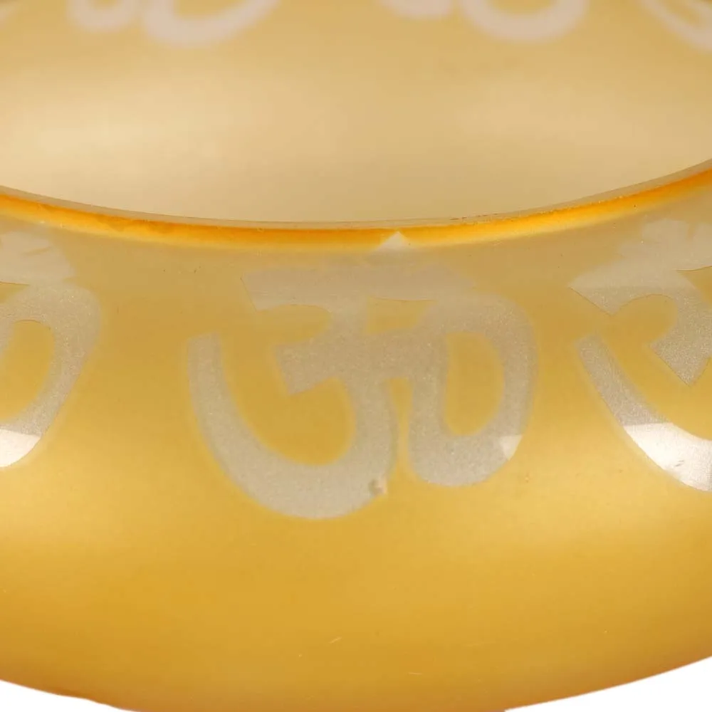 Traditional Yellow Glass Urli Bowl/Potpourri Set of 2