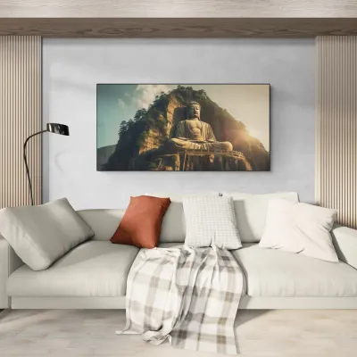 Tranquil Meditation Buddha Canvas Wall Painting