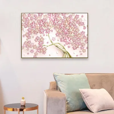 Tree Of Dreams Pink Landscape Canvas Wall Painting