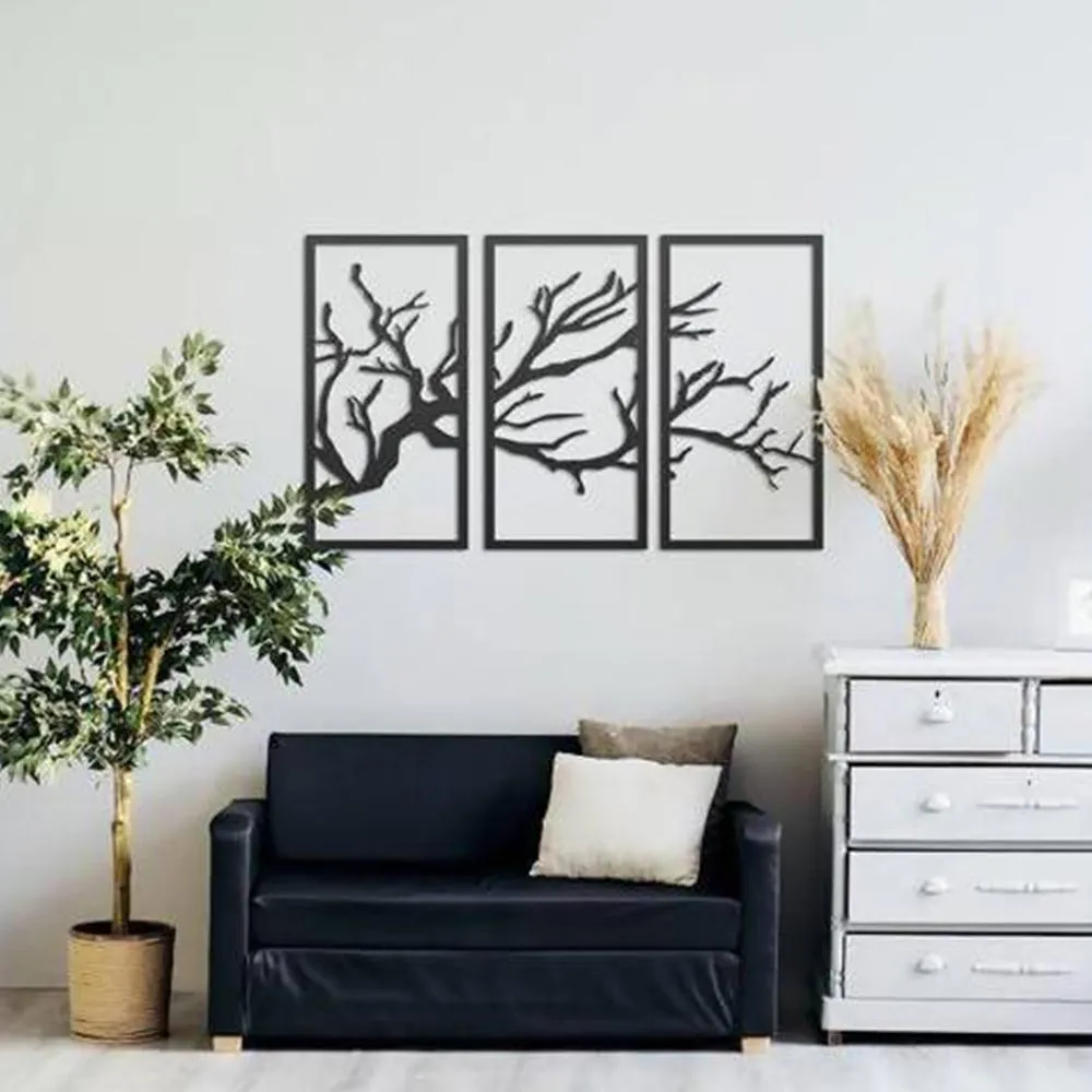 Tree of Life 3 Pieces Metal Wall Art Set of 3