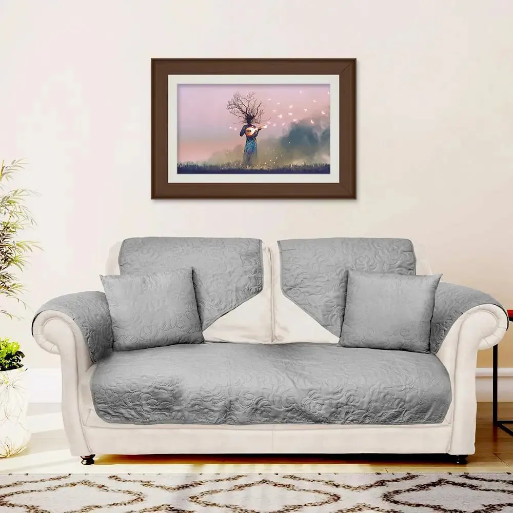 Tree Playing Magical Music Framed Wall Painting