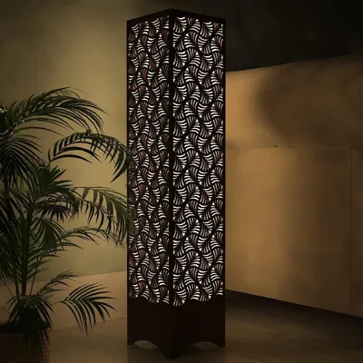 Triangle Abstract Design Wooden Floor Lamp / Side Light / Modern Lamp