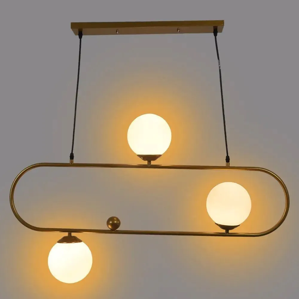 Trio Globe Long Capsular Hanging Light